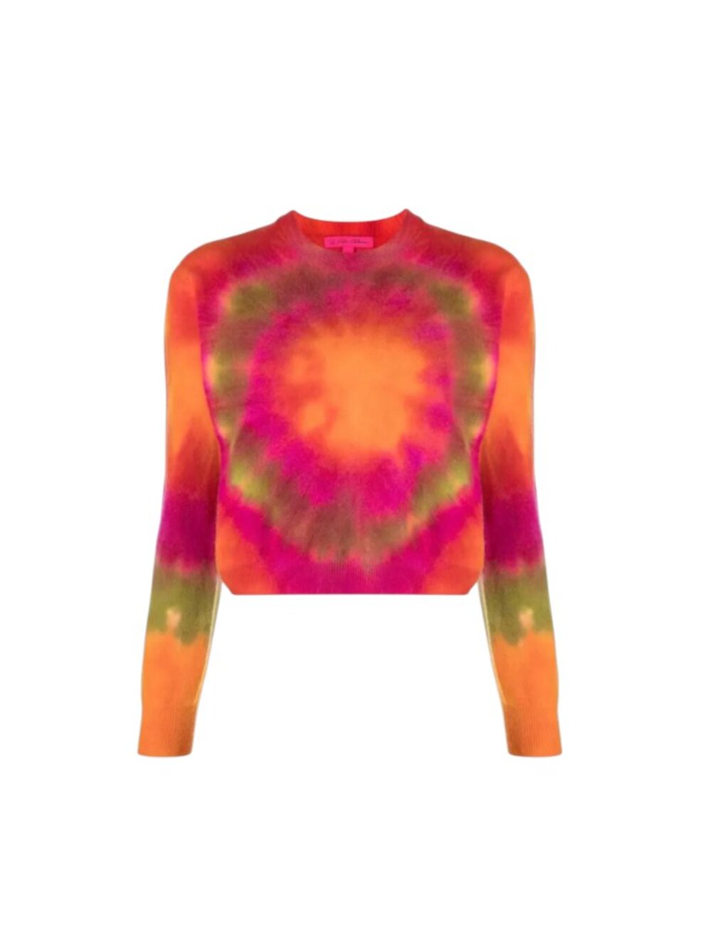 The Elder Statesman Tunnel Tie Dye Sweater Womens Medium Pink Crew Neck Jumper - Picture 2 of 12